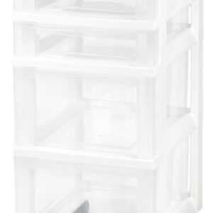 Mobile 4 Drawer Storage Organizer Cart