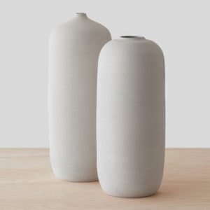 Refined Modern Sculpted Decorative Vase