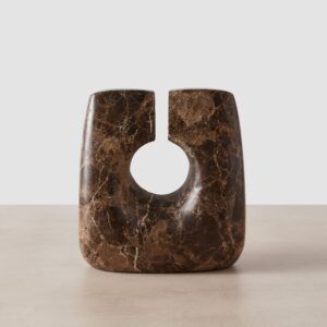 Refined Modern Marble Decorative Sculpture