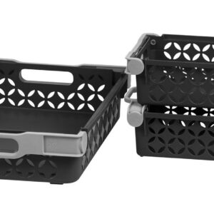 Open Front Storage Basket 3 Pack