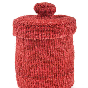 Red Sisal Mini Container Basket