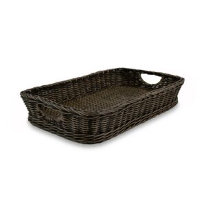 Rectangular Handwoven Wicker Serving Tray