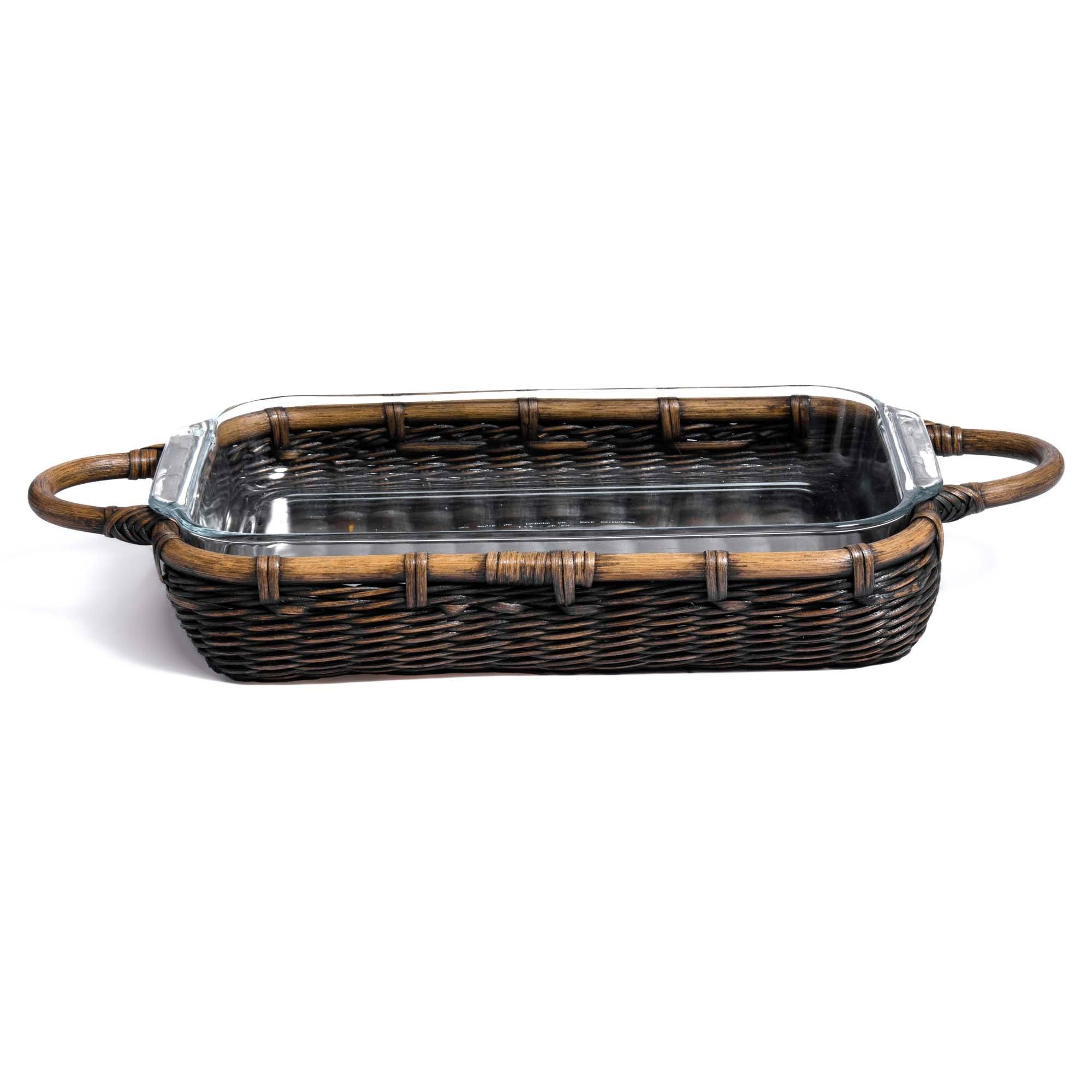 Structured Wicker Casserole Basket - Image 9