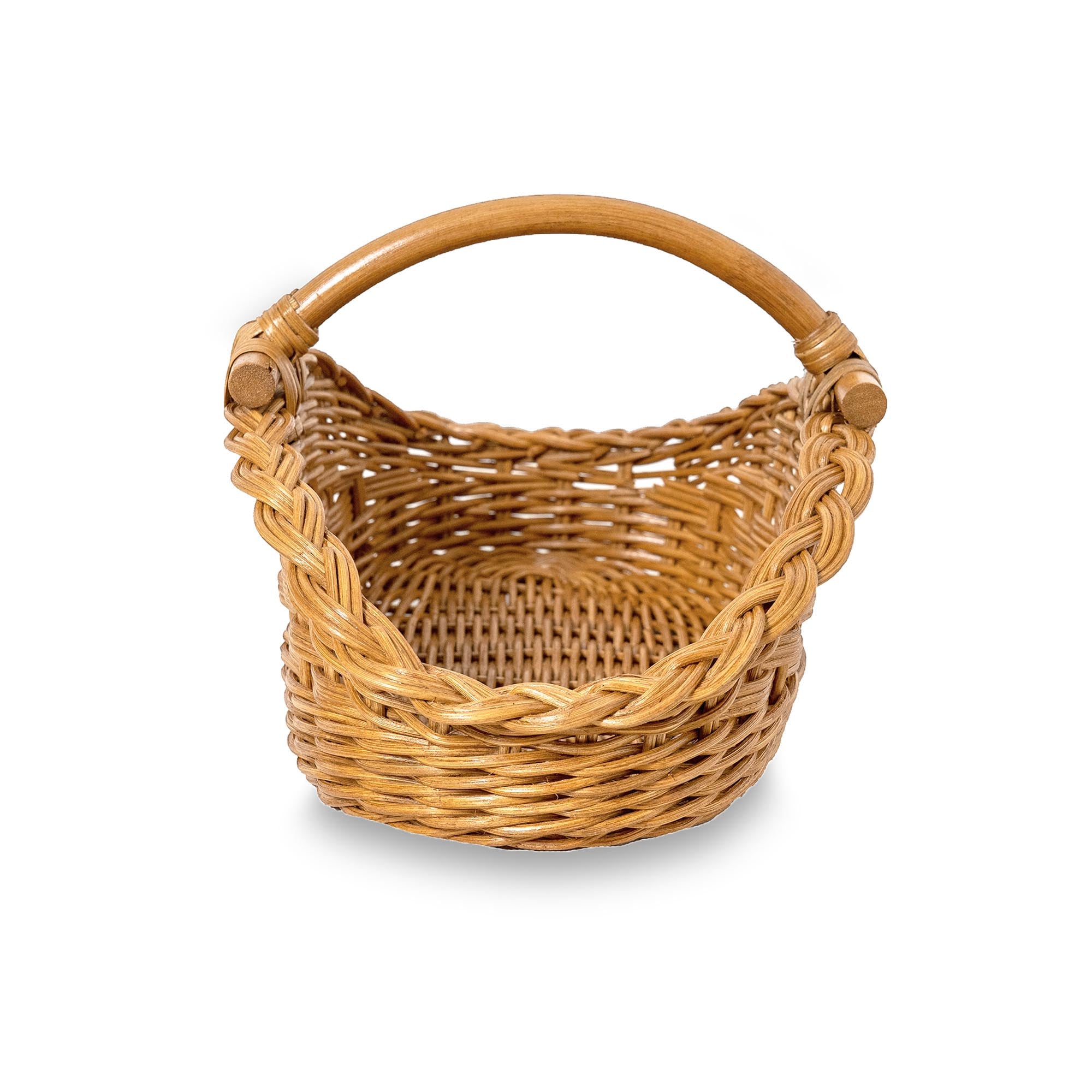 Wicker Gathering Basket with Practical Detail - Image 9